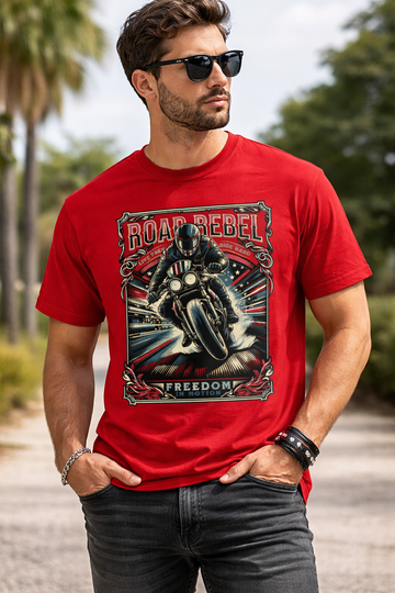 Unisex Classic Crew T-Shirt Road rebel